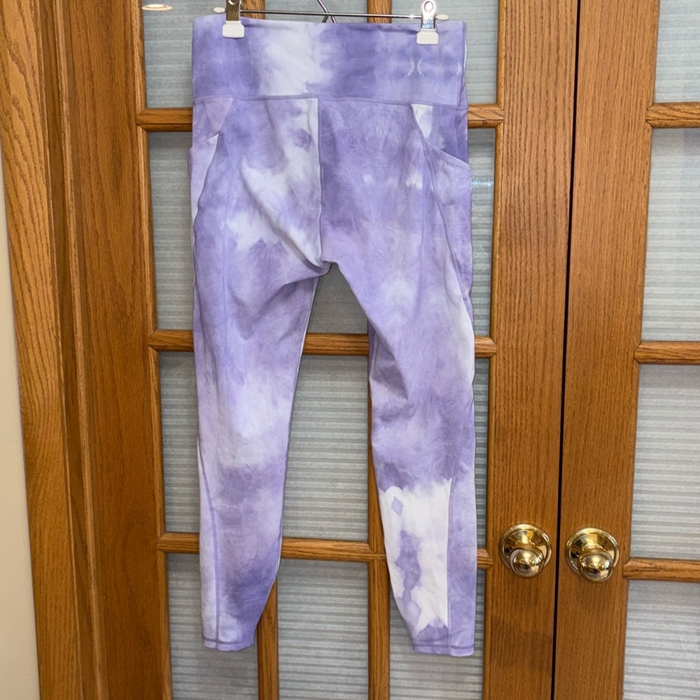 EUC ODODOS XL Purple Leggings - Picture 2 of 4